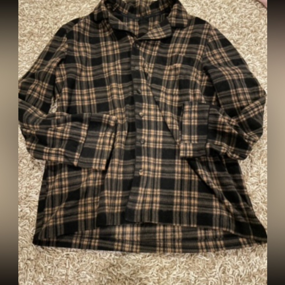 Skins soft flannel pj shirt